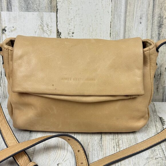 Aimee Kestenberg Leather Crossbody bag purse - Picture 2 of 12